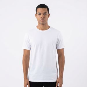 Camiseta Meia Malha Basic - Branco