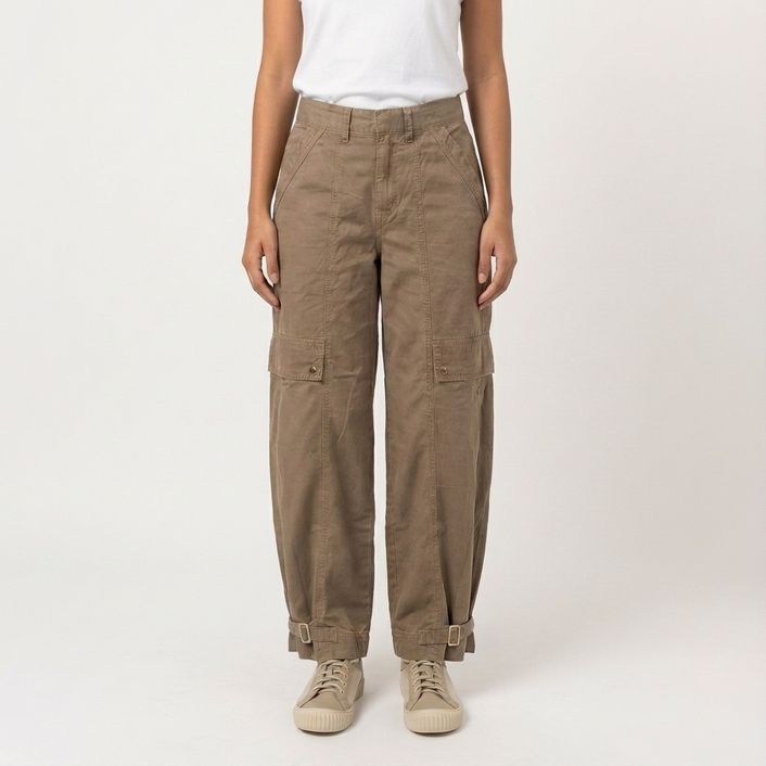 Calça Fivela Barra - Charuto