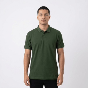 Polo Basic Visc - Verde Musgo