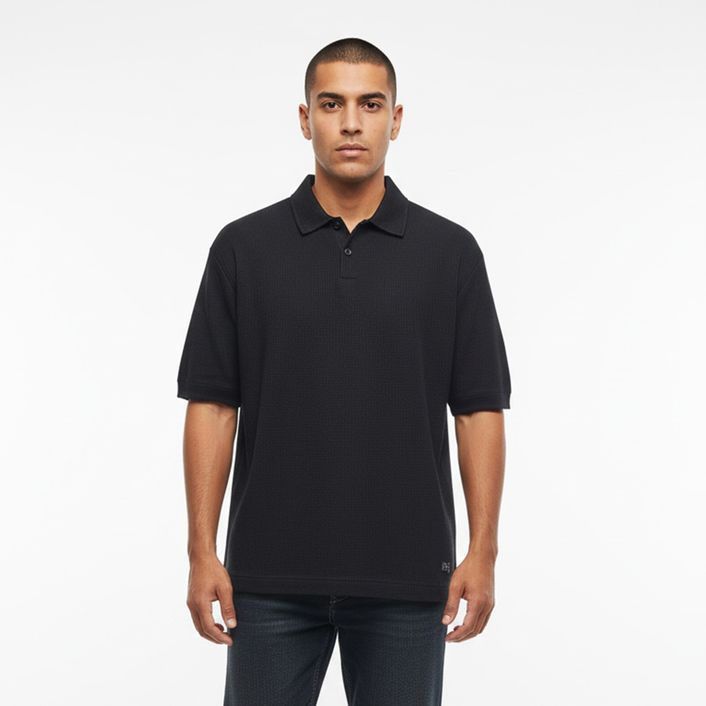 Polo Masc M/C Gola Futebol - Azul Marinho