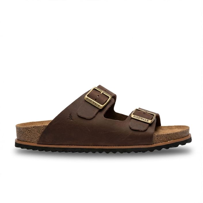 Sandalia Fem Fivela Eva - Cafe